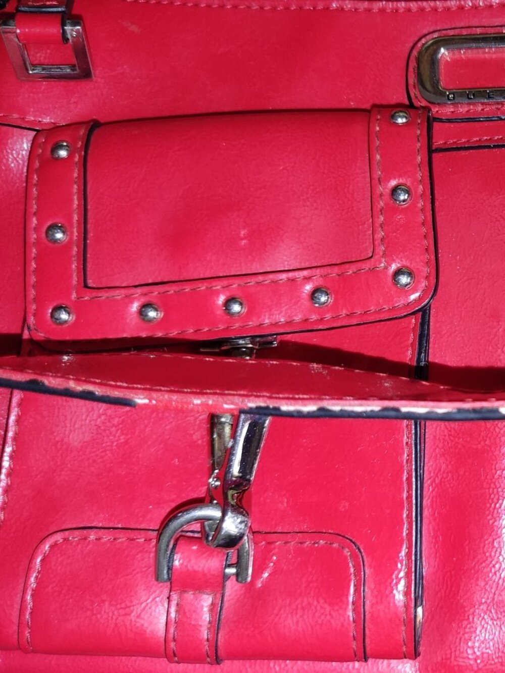 Guess Red Purse - Picture 6 of 16